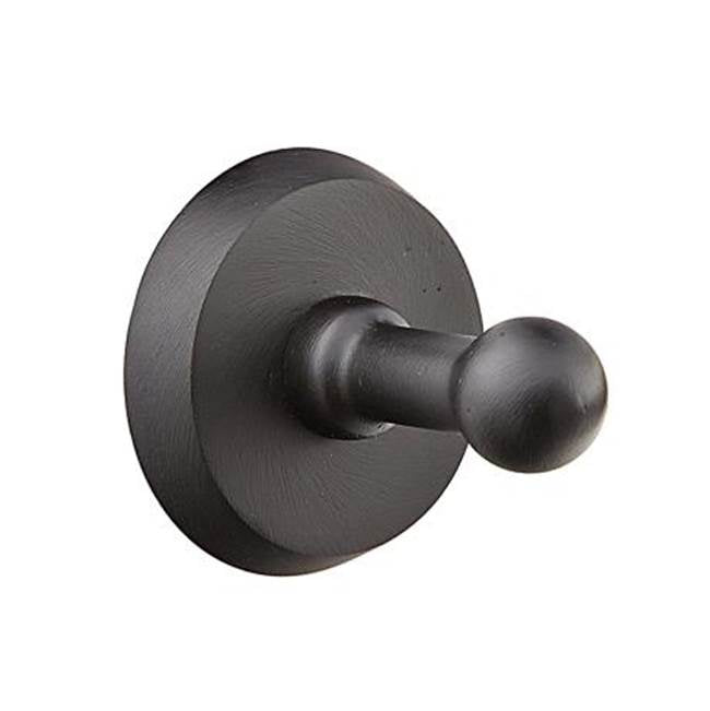 Emtek - Brz Sgl Post Sty Hook, No.2, TWB - Tumbled White Bronze