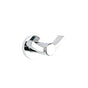Emtek - Brass Modern Dbl Hook, Small Regular Rosette, US3NL - Unlacquered Brass