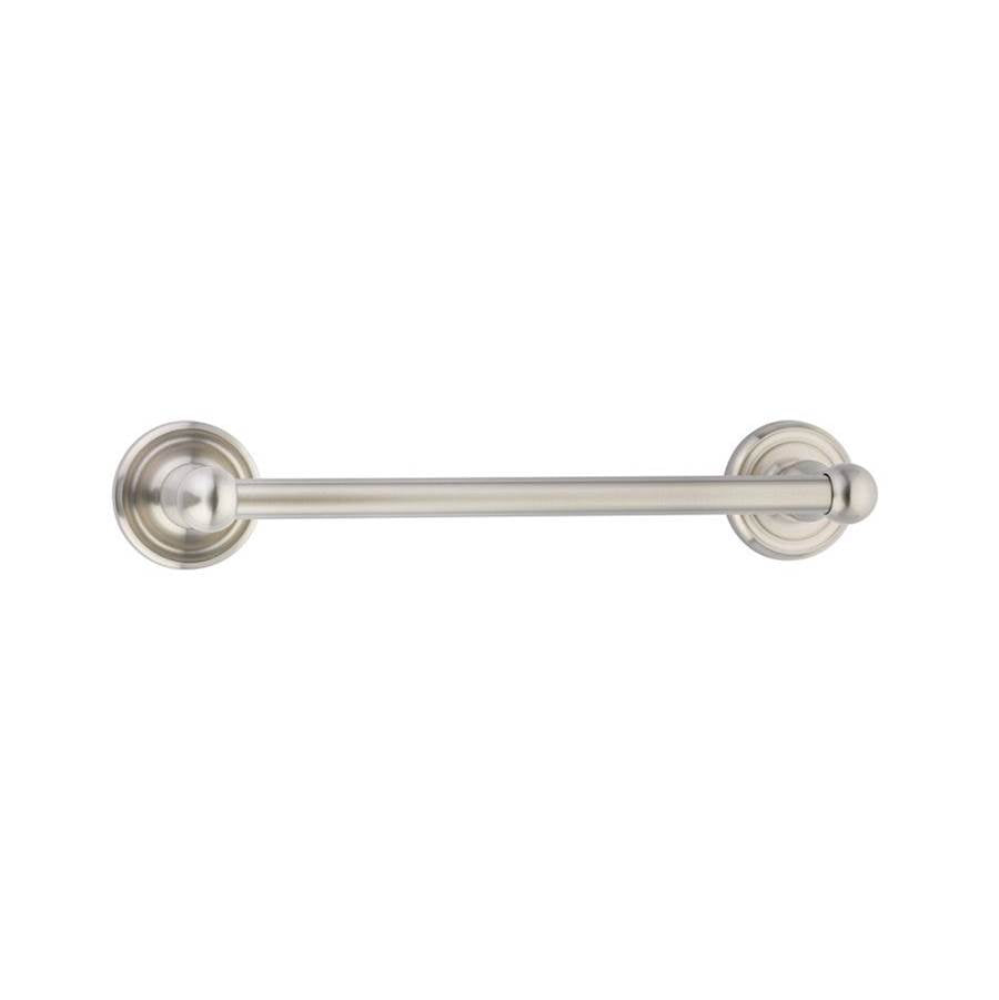 Emtek - Brass TowelBar, Square Rosette, 24'', US3NL - Unlacquered Brass