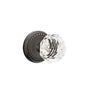 Emtek - Dummy, Rope Rosette, Diamond Crystal Knob, US10B - Oil Rubbed Bronze