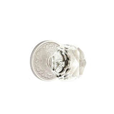 Emtek - Dummy, Lancaster Rosette, Diamond Crystal Knob, US15 - Satin Nickel