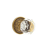 Emtek - Dummy, Lancaster Rosette, Diamond Crystal Knob, US7 - French Antique