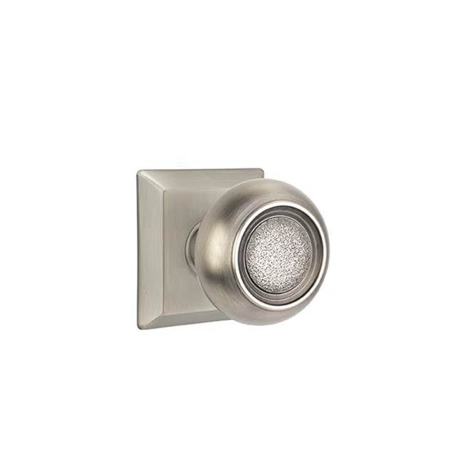 Emtek - Dummy, Quincy Rosette, Belmont Knob, US15A - Pewter
