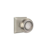 Emtek - Dummy, Quincy Rosette, Belmont Knob, US15A - Pewter