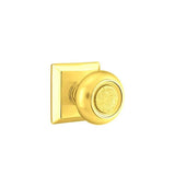 Emtek - Dummy, Quincy Rosette, Belmont Knob, US3 Lifetime - Polished Brass