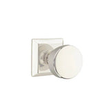 Emtek - Concealed, Passage, Quincy Rosette, Laurent Knob, US14 - Polished Nickel