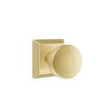 Emtek - Concealed, Passage, Quincy Rosette, Laurent Knob, US4 - Satin Brass