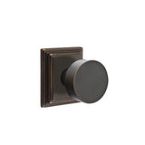 Emtek - Concealed, Passage, Wilshire Rosette, Round Knob, US10B - Oil Rubbed Bronze