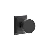 Emtek - Passage, Wilshire Rosette, Round Knob, US19 - Flat Black