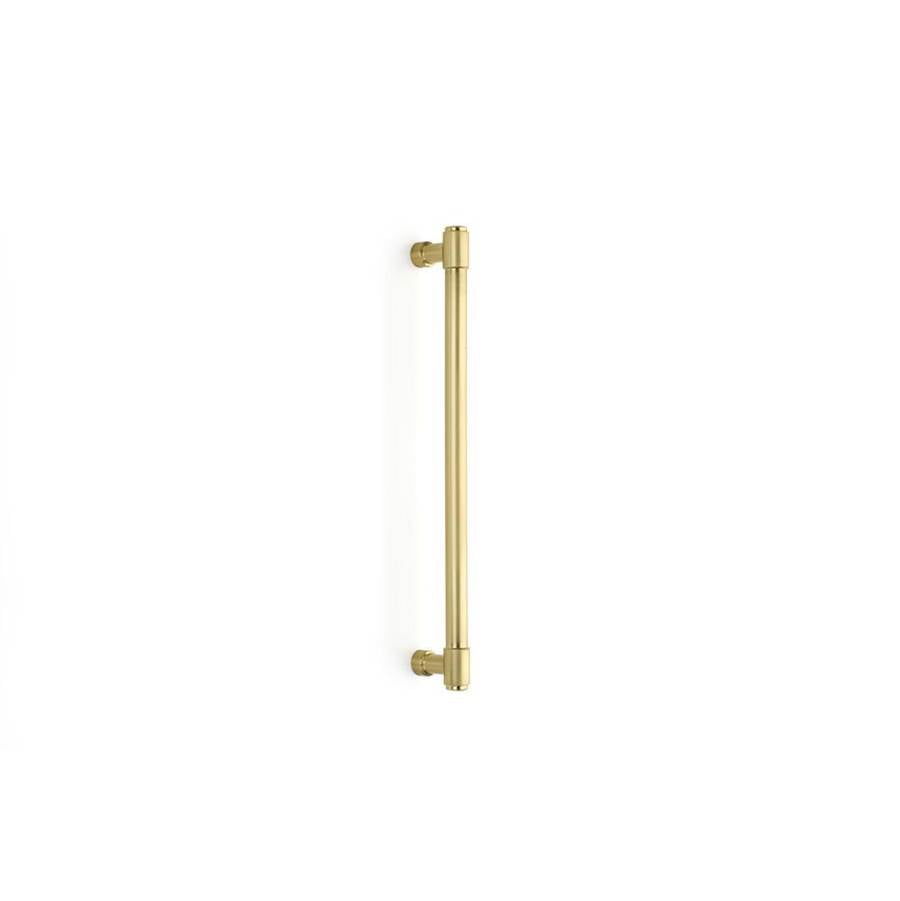 Emtek - BACK TO BACK, Industrial Modern JASPER APPLIANCE PULL, 18'' C-C, US4 - Satin Brass