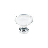 Emtek - Hampton Crystal Knob, 1-1/4'', US4 - Satin Brass