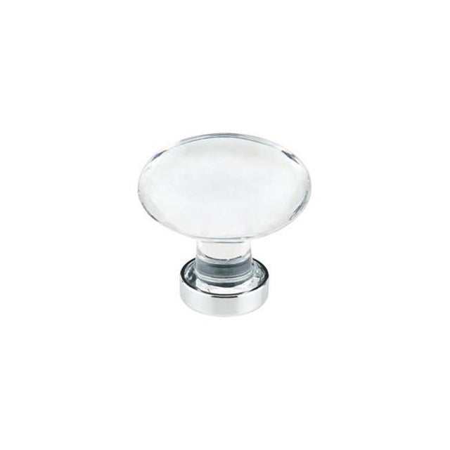 Emtek - Hampton Crystal Knob, 1-3/4'', US4 - Satin Brass