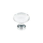 Emtek - Hampton Crystal Knob, 1-3/4'', US4 - Satin Brass