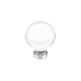 Emtek - Bristol Crystal Knob, 1'', US4 - Satin Brass