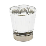 Emtek - Forza Crystal Knob, Cabinet, 1-1/4'', US3NL - Unlacquered Brass