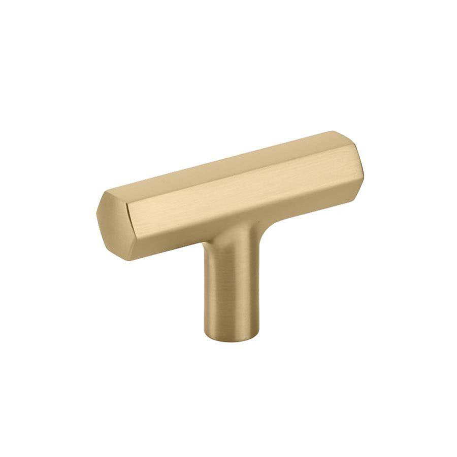 Emtek - Mod Hex T-Knob 2'', US4 - Satin Brass