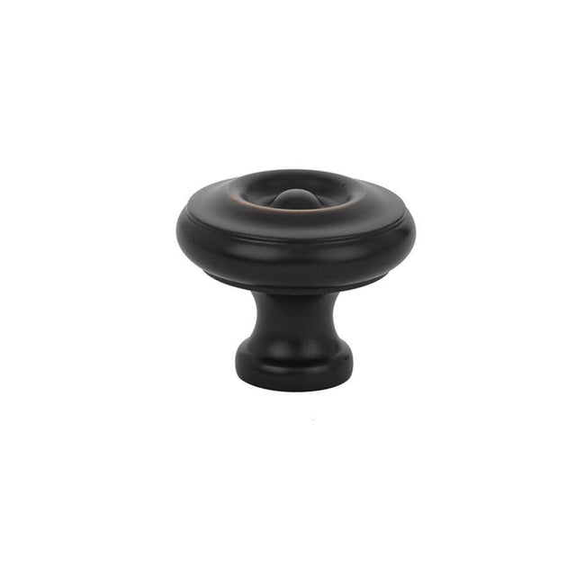 Emtek - Cabinet Knob, Waverly, 1-1/4'', US10B - Oil Rubbed Bronze