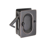 Emtek - Pocket dr lock, pass set, US3NL - Unlacquered Brass