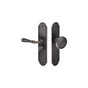 Emtek - Screen Door Locks, RH, Arch, TWB - Tumbled White Bronze