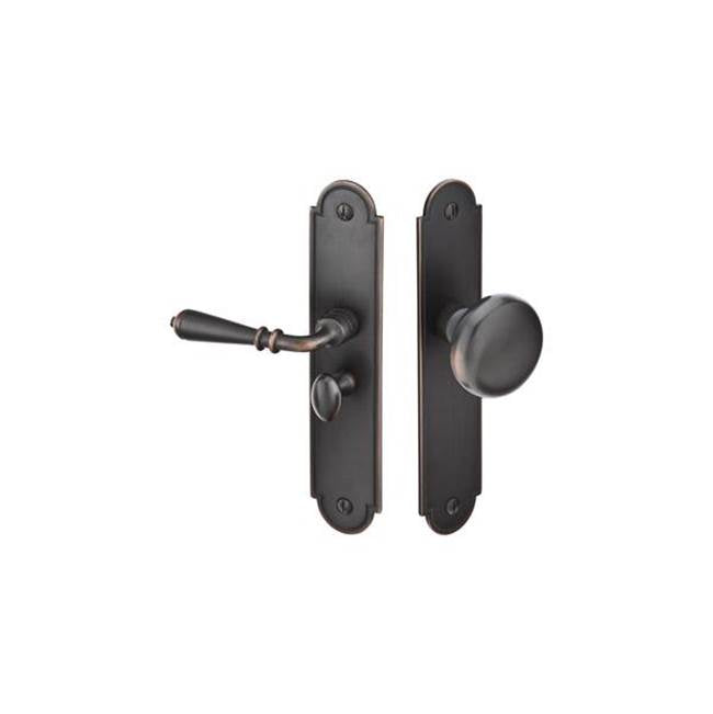 Emtek - Screen Door Locks, LH, Arch, TWB - Tumbled White Bronze