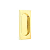 Emtek - Rectangular Flush Pull 4'', US3NL - Unlacquered Brass