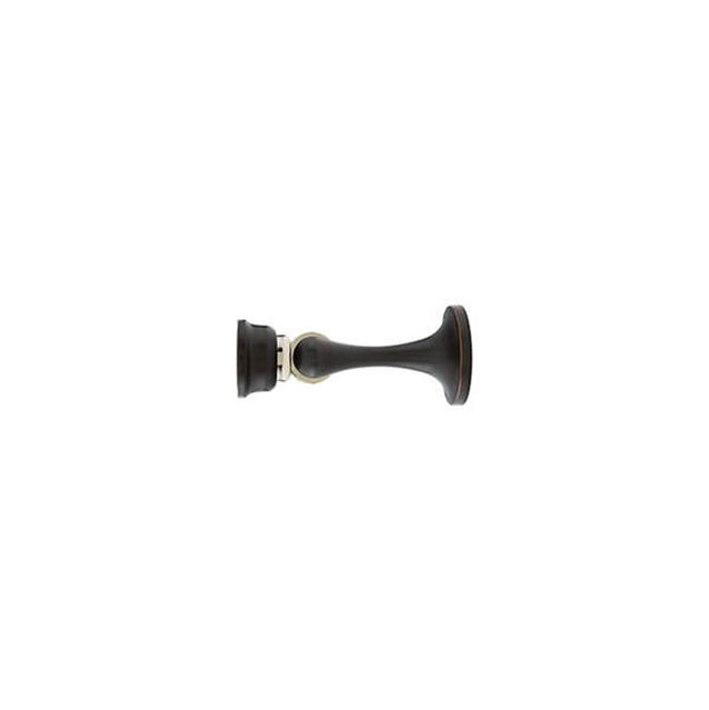 Emtek - Magnetic Door Stop and Holder, 3'', US3NL - Unlacquered Brass