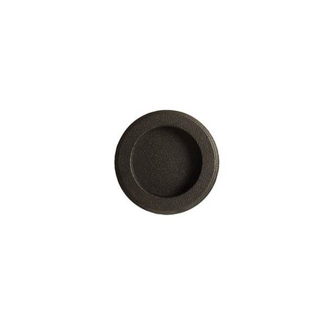 Emtek - Round Flush Pull, US3NL - Unlacquered Brass