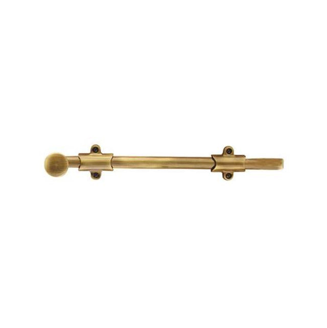 Emtek - Surface Bolt, 12'', (Set, including Strike Plt No.1, 2 and 3) US3NL - Unlacquered Brass
