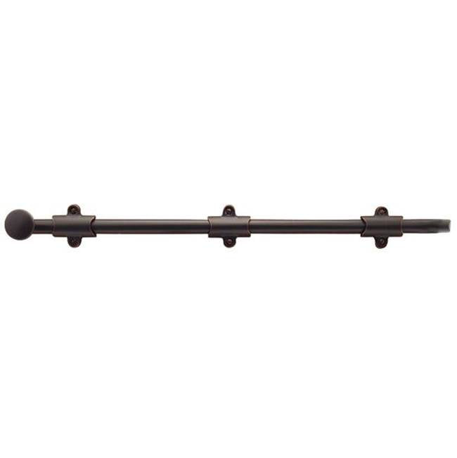 Emtek - Surface Bolt 24'' ( with Set of 3 Strike Plate) US3NL - Unlacquered Brass