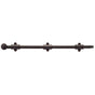 Emtek - Surface Bolt, 18'', (Set, including Strike Plt No.1, 2 and 3) US3NL - Unlacquered Brass