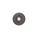 Emtek - Brass Doorbell, Ribbon and Reed Rosette, US3NL - Unlacquered Brass