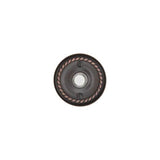 Emtek - Brass Doorbell, Rope Rosette, US3NL - Unlacquered Brass