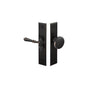 Emtek - Screen Door Locks, RH, Rectangular, TWB - Tumbled White Bronze