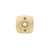 Emtek - Brass Doorbell with Urban Modern Rosette US3NL - Unlacquered Brass