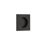 Emtek - Square Flush Pull with Round Bore, TWB - Tumbled White Bronze