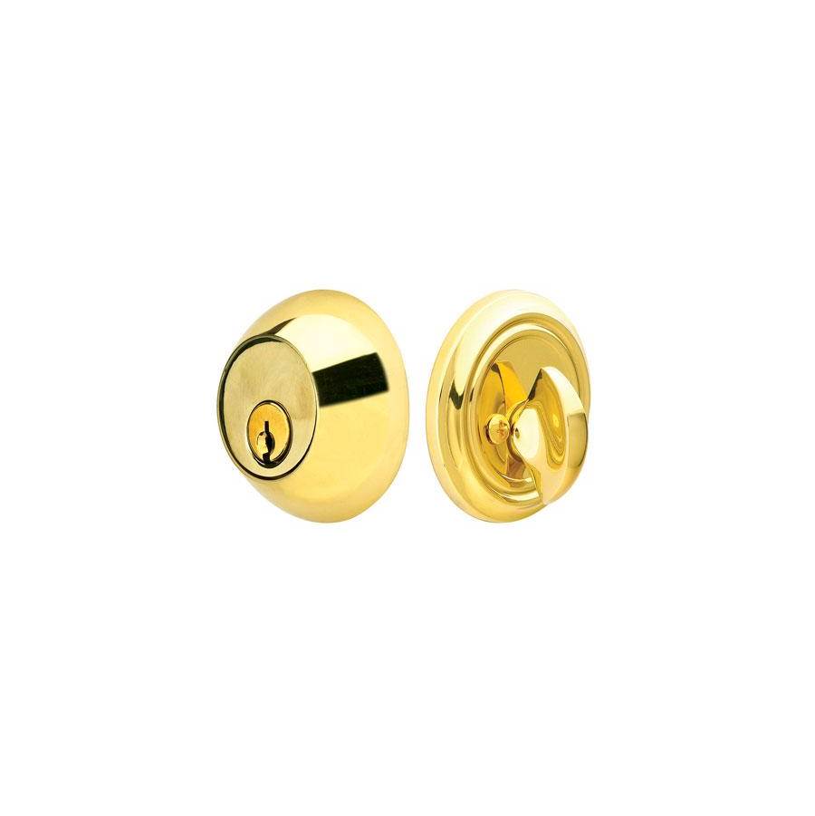 Emtek - Regular Deadbolt, Sgl, US3NL - Unlacquered Brass
