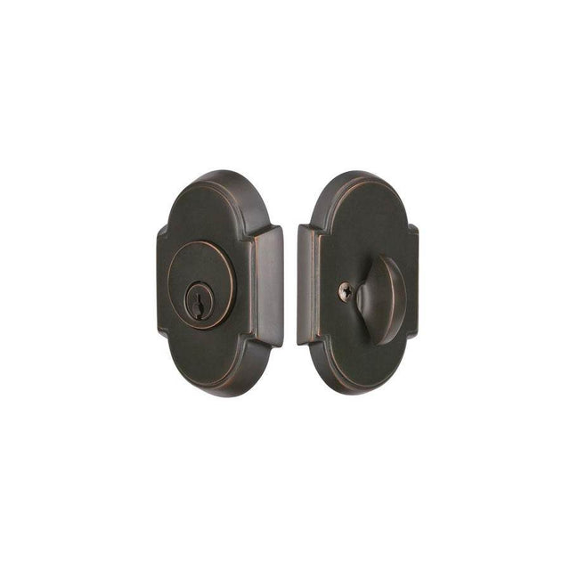 Emtek - No.8 Deadbolt, Dbl, US3NL - Unlacquered Brass