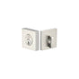 Emtek - Square Deadbolt, Dbl, US3NL - Unlacquered Brass