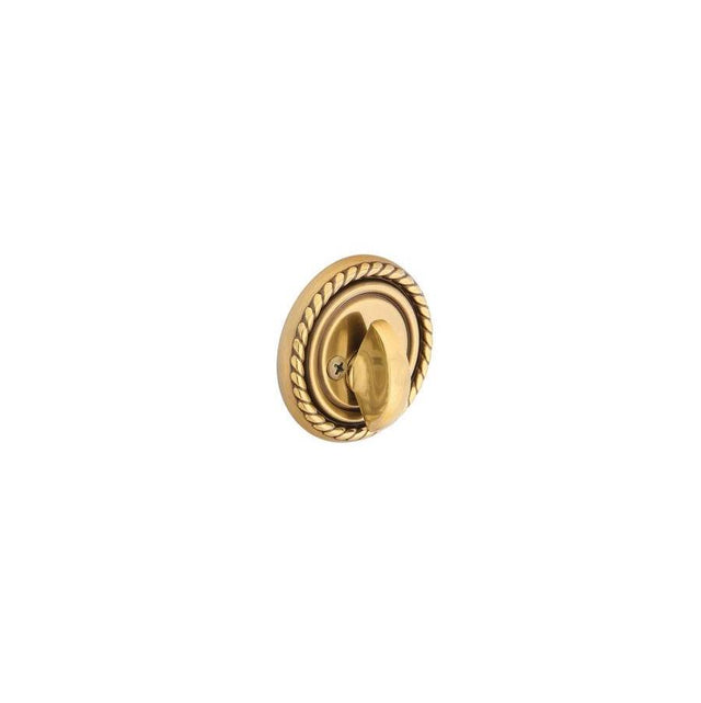 Emtek - Rope Deadbolt, SglSided, US3NL - Unlacquered Brass