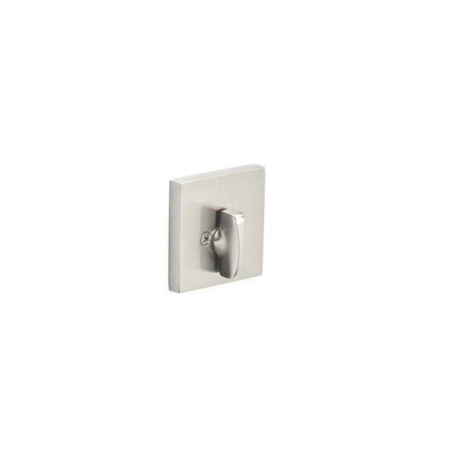 Emtek - Square Deadbolt, SglSided, US3NL - Unlacquered Brass