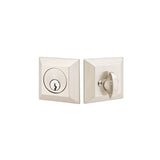 Emtek - Brass Quincy Rose Deadbolt, Sgl, US3NL - Unlacquered Brass