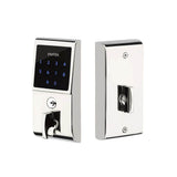 Emtek - Weiser Keyway, Touch Keypad Deadbolt, US26 - Polished Chrome
