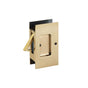Emtek - Modern Rectangular Pocket Door Lock, Passage, US7 - French Antique