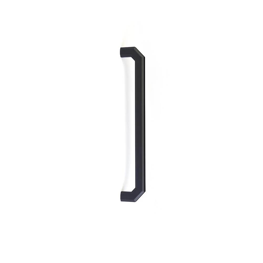 Emtek - Concealed Surface, Riviera Appliance Pull 12'' c-to-c, US19 - Flat Black
