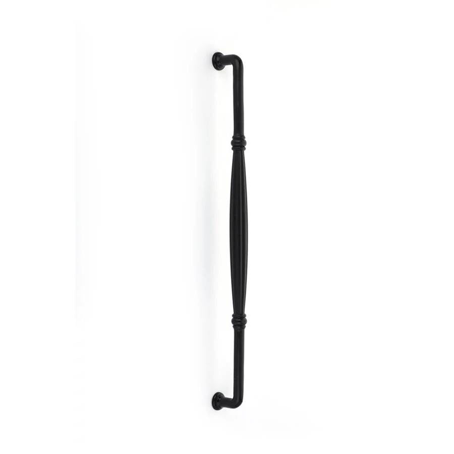 Emtek - Fluted Bronze Appliance Pull, 18'', FB - Flat Black Bronze Patina