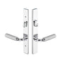 Emtek - Multi Point C6, Keyed with American Cyl, Modern Style, 1-1/2'' x 11'', Myles Lever, LH, US4 - Satin Brass