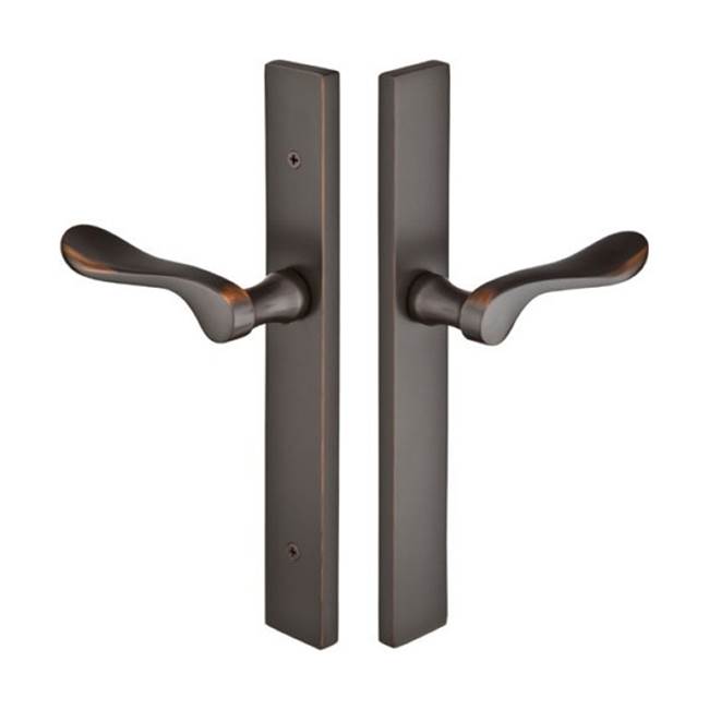 Emtek - Multi Point C6, Non-Keyed Passage, Modern Style, 1-1/2'' x 11'', Elan Lever, RH, US3NL - Unlacquered Brass