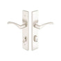 Emtek - Multi Point C1, Keyed with American Cyl, Modern Style, 2'' x 10'', Rope Lever, RH, US3NL - Unlacquered Brass