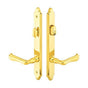 Emtek - Multi Point C3, Keyed with American Cyl, Concord Style, 1-1/2'' x 11'', Mercury Lever, RH, US3NL - Unlacquered Brass