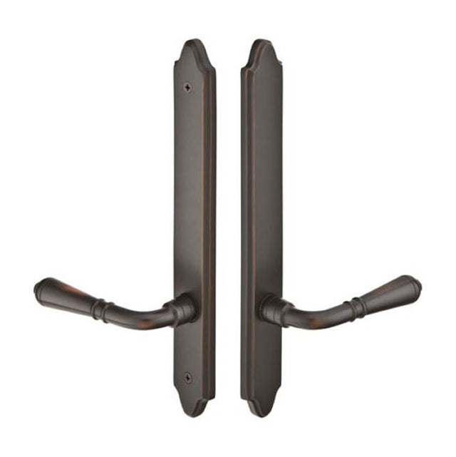 Emtek - Multi Point C3, Non-Keyed American T-turn IS, Concord Style, 1-1/2'' x 11'', Stuttgart Lever, LH, US3NL - Unlacquered Brass